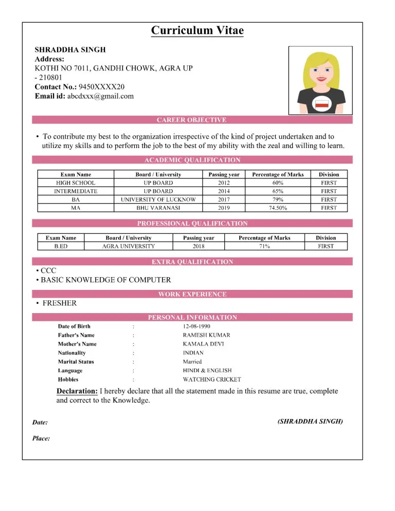 Modern Resume Template